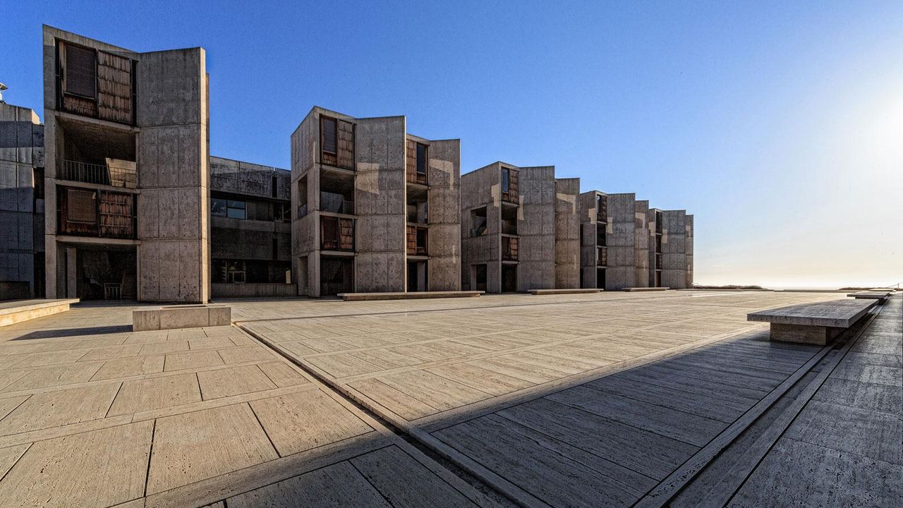 ルイス カーンのソーク生物学研究所 L A の建築 ルイス カーンのソーク生物学研究所 L A の建築