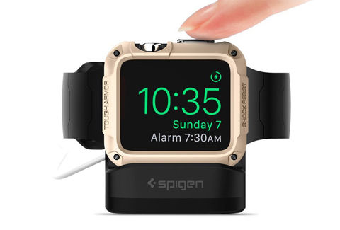 Spigen アップル ウォッチ シリコン製 スタンド S350