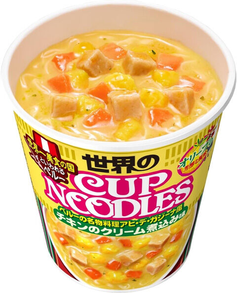 カップヌードル ペルー式チキンのクリーム煮込み味