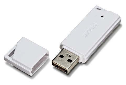 BUFFALO USB2.0用 どっちもUSBメモリー 8GB ホワイト RUF2-K8GR-WH