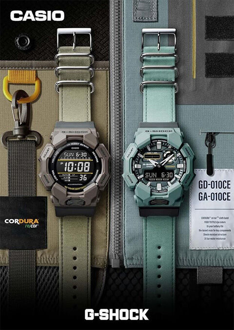 電池寿命約10年のロングライフ「G-SHOCK」