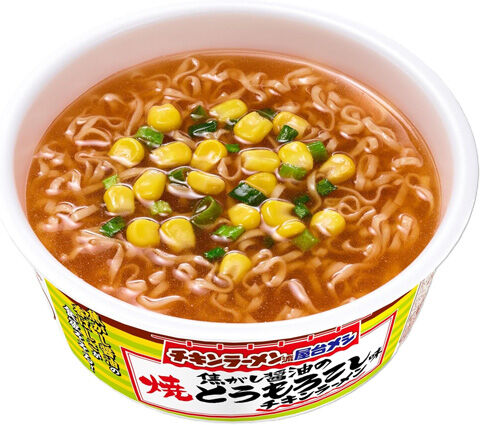 チキンラーメンどんぶり 焦がし醤油の焼とうもろこし味