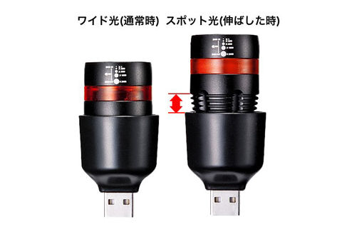 USB LEDライト（1W・最大48ルーメン ）