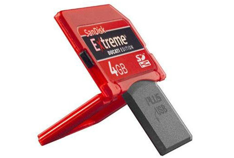 SanDisk 4GB Ducati Edition SD Plus Card