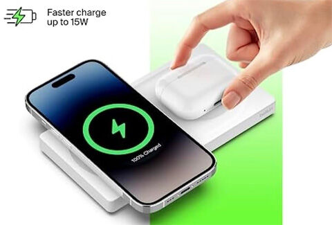 BoostCharge Pro 2-in-1 ワイヤレス充電パッド