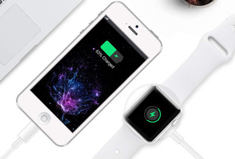 USB-A to Non MFI Lightning and Apple Watch Magnetic Charging