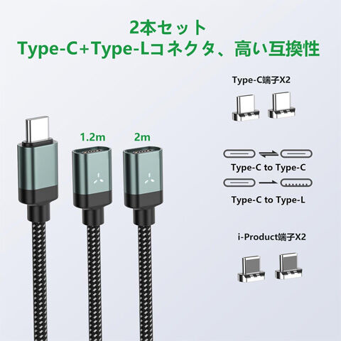 マグネット-充電ケーブル