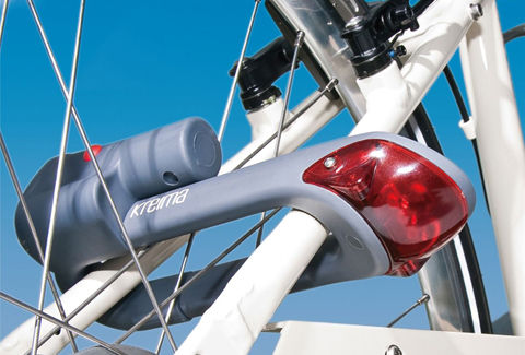 ワンタッチで変形!自転車ライト付きロックシステム:RAMA13M22