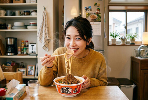 日清の辛どん兵衛 豚だしうどん