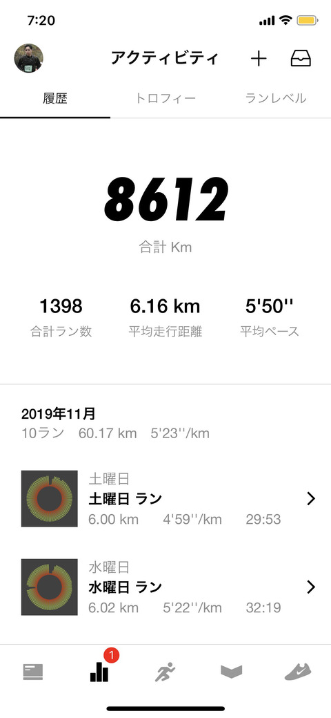 Nike Run Club Nov 2019