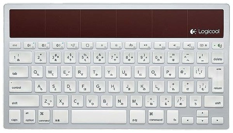 LOGICOOL ワイヤレスソーラーキーボード for Mac:iPad:iPhone K760