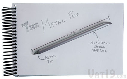 Inkless Metal Pen