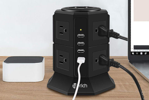 タワー型電源タップ