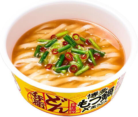 日清のどん兵衛 博多もつ鍋〆風うどん