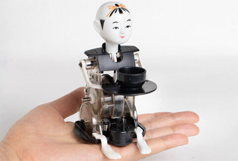 からくりロボット ミニ茶運び人形