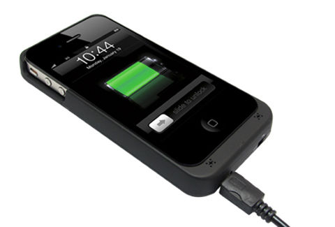 +M Battery iPhone4S FMトランスミッター付き バッテリー搭載ケース