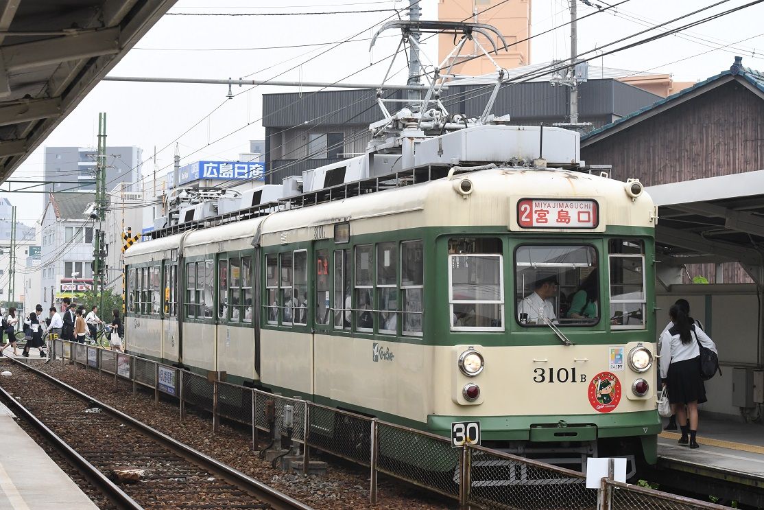 広島電鉄3100形 : 通勤準急の鉄道ブログ広島館