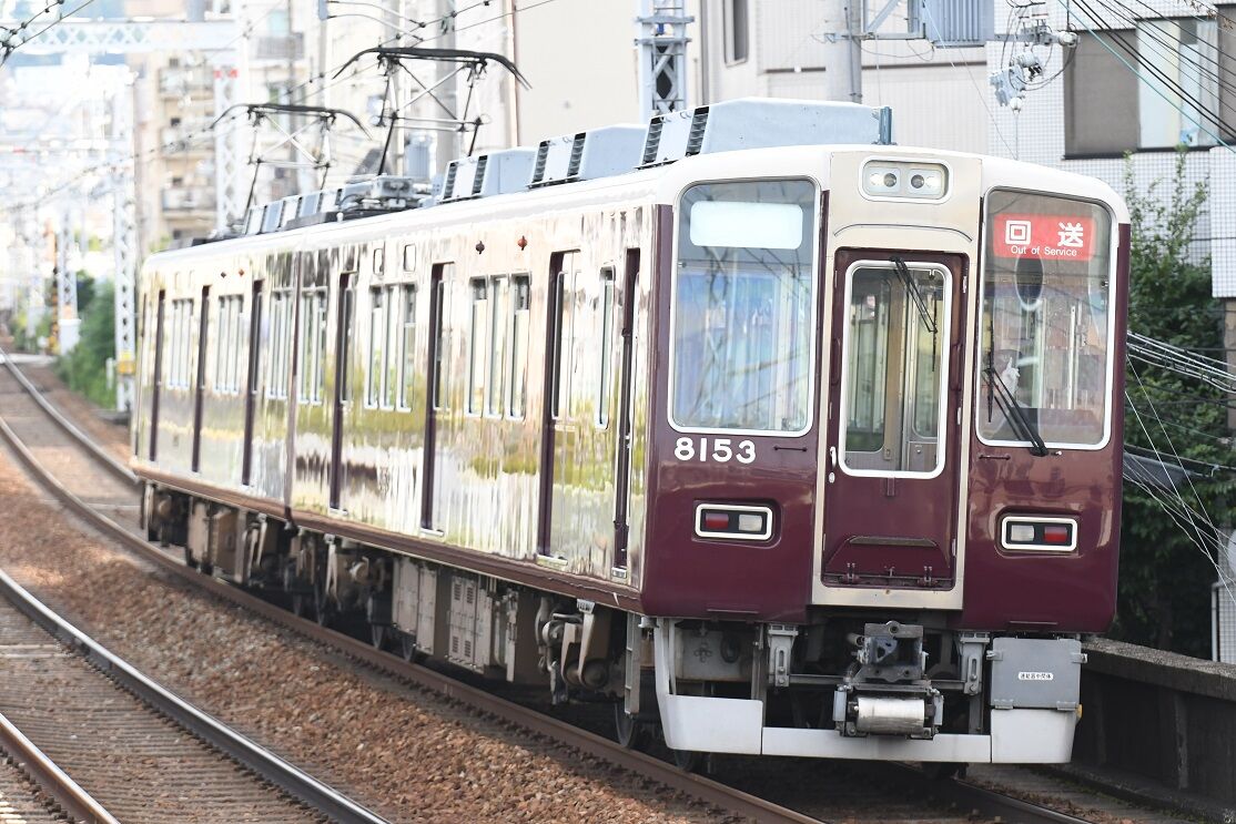 阪急神戸線8000系8042f+7000系7001f 8両(室内灯設置済) 阪急神戸線8000系8042f+7000系7001f 8両(室内灯設置済)