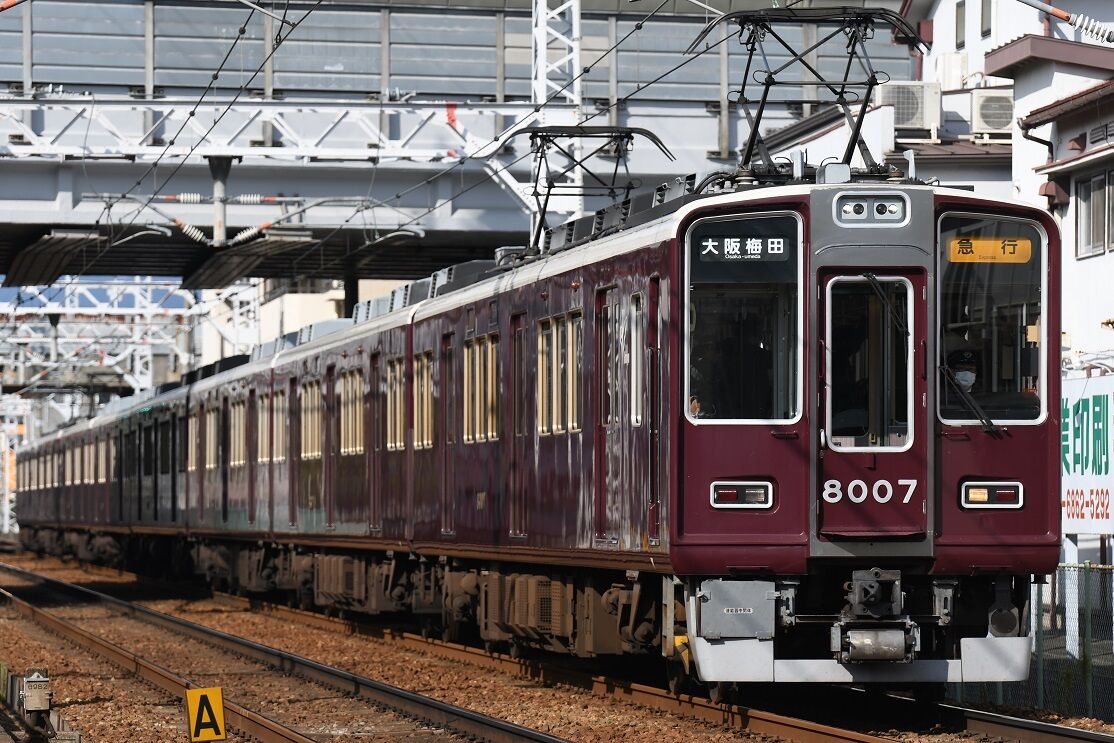 阪急電鉄8007F : 通勤準急の鉄道ブログ兵庫館