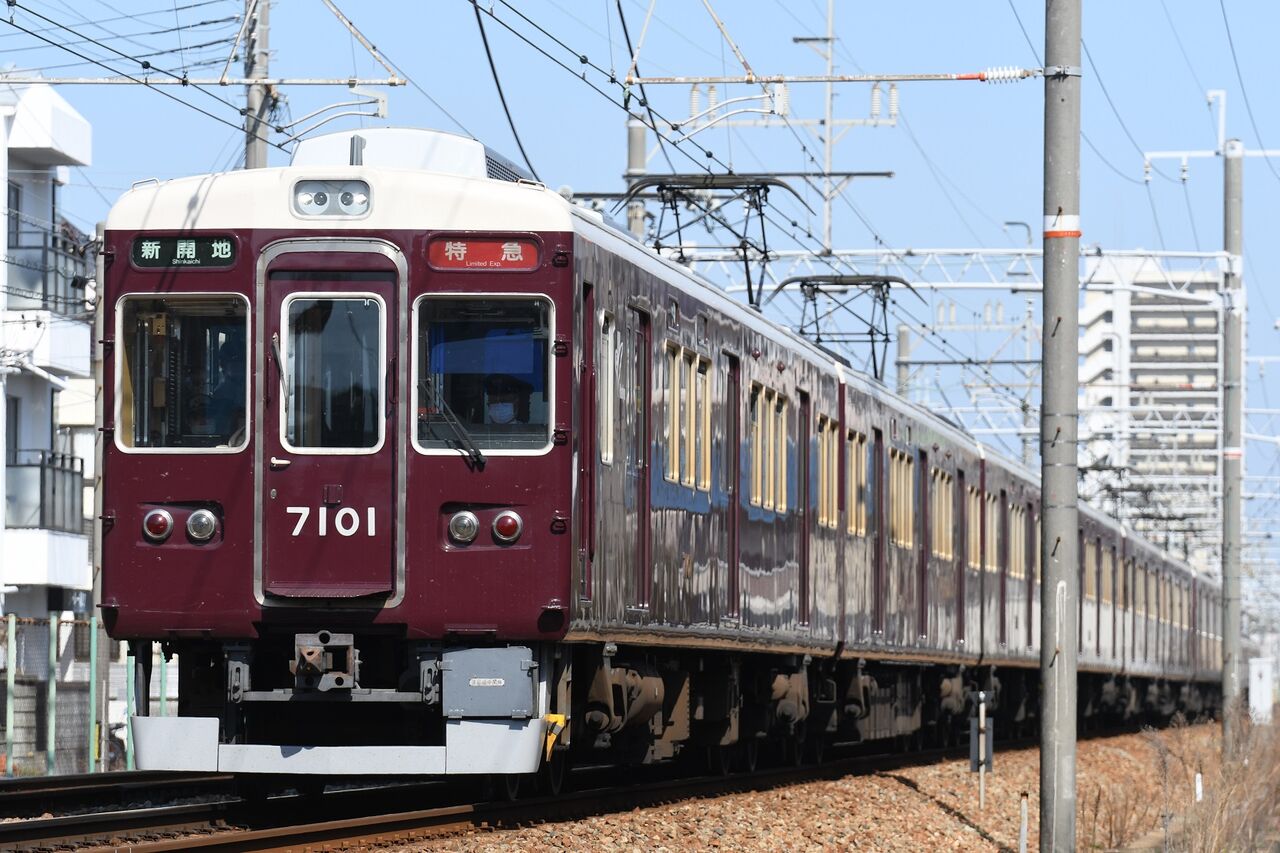 阪急電鉄7001F : 通勤準急の鉄道ブログ兵庫館