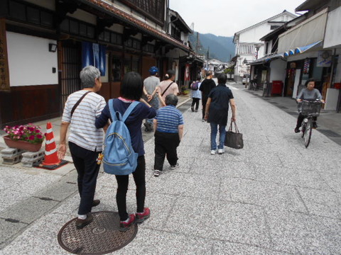 9.勝山の町並みを散策しました。