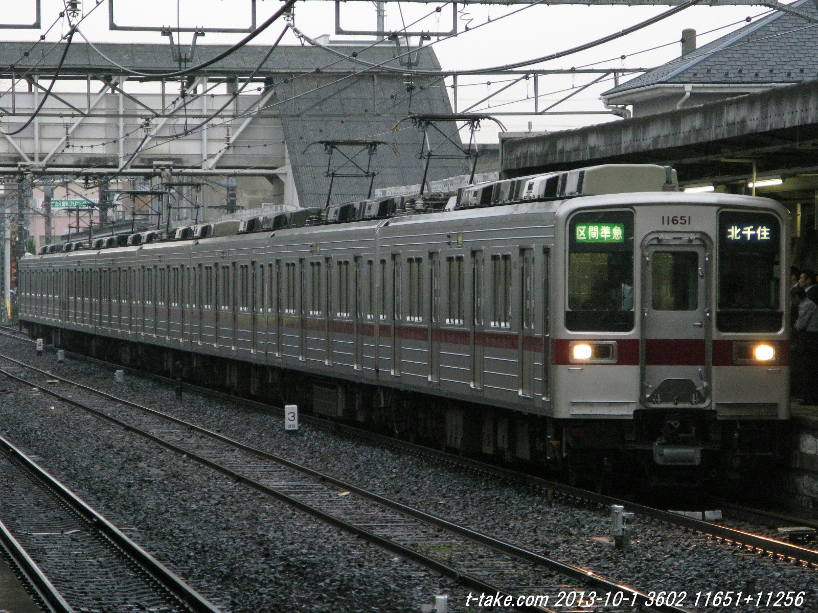 東武伊勢崎線運用調査から : 列車番号T-TAKE(てぃーていく)