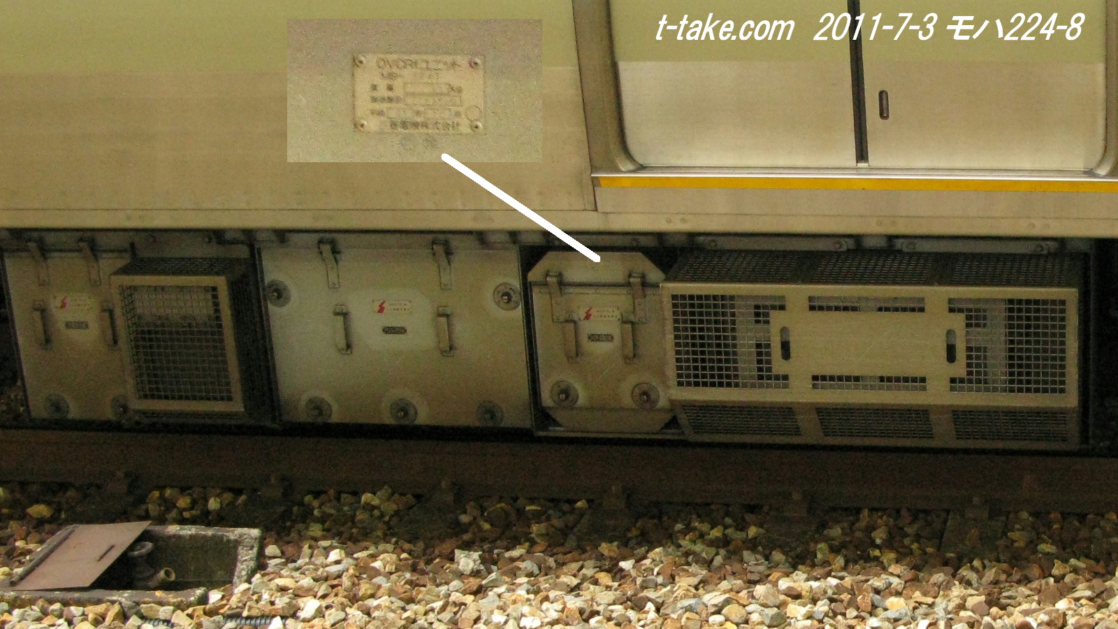 TOMIX製321系以降「0.5Mシステム」床下と空調差異の悩み : 列車番号T