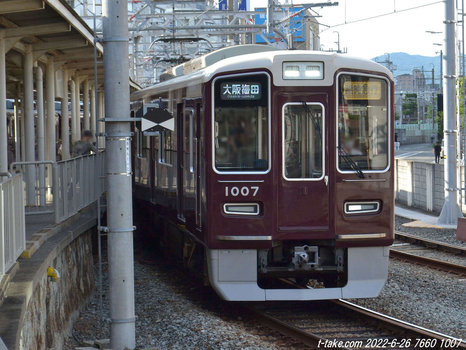 2022/6/26 宝塚記念による阪急臨時列車 : 列車番号T-TAKE(てぃーていく)