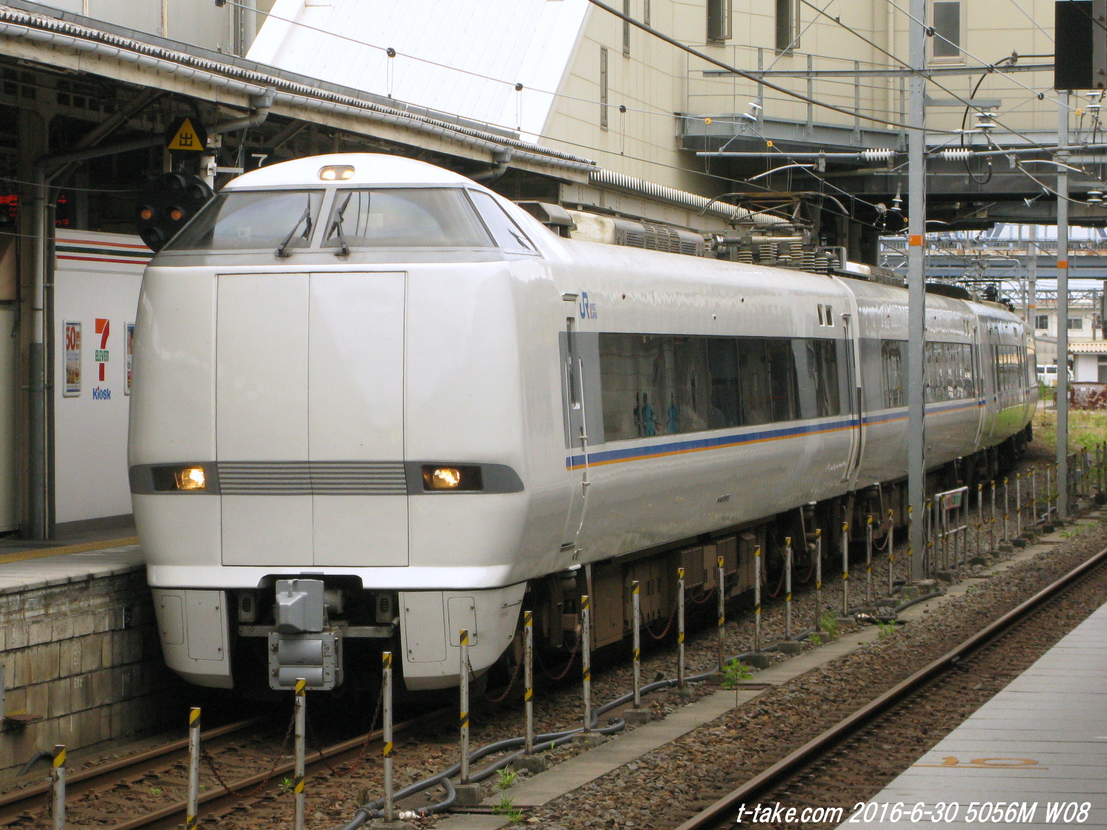 681系の廃車編成が明確になる(W08) : 列車番号T-TAKE(てぃーていく)