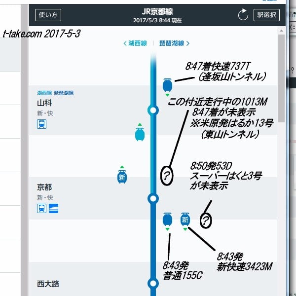 位置 走行 jr 列車 西日本 列車走行位置サービスのエリア・路線を拡大します：JR西日本