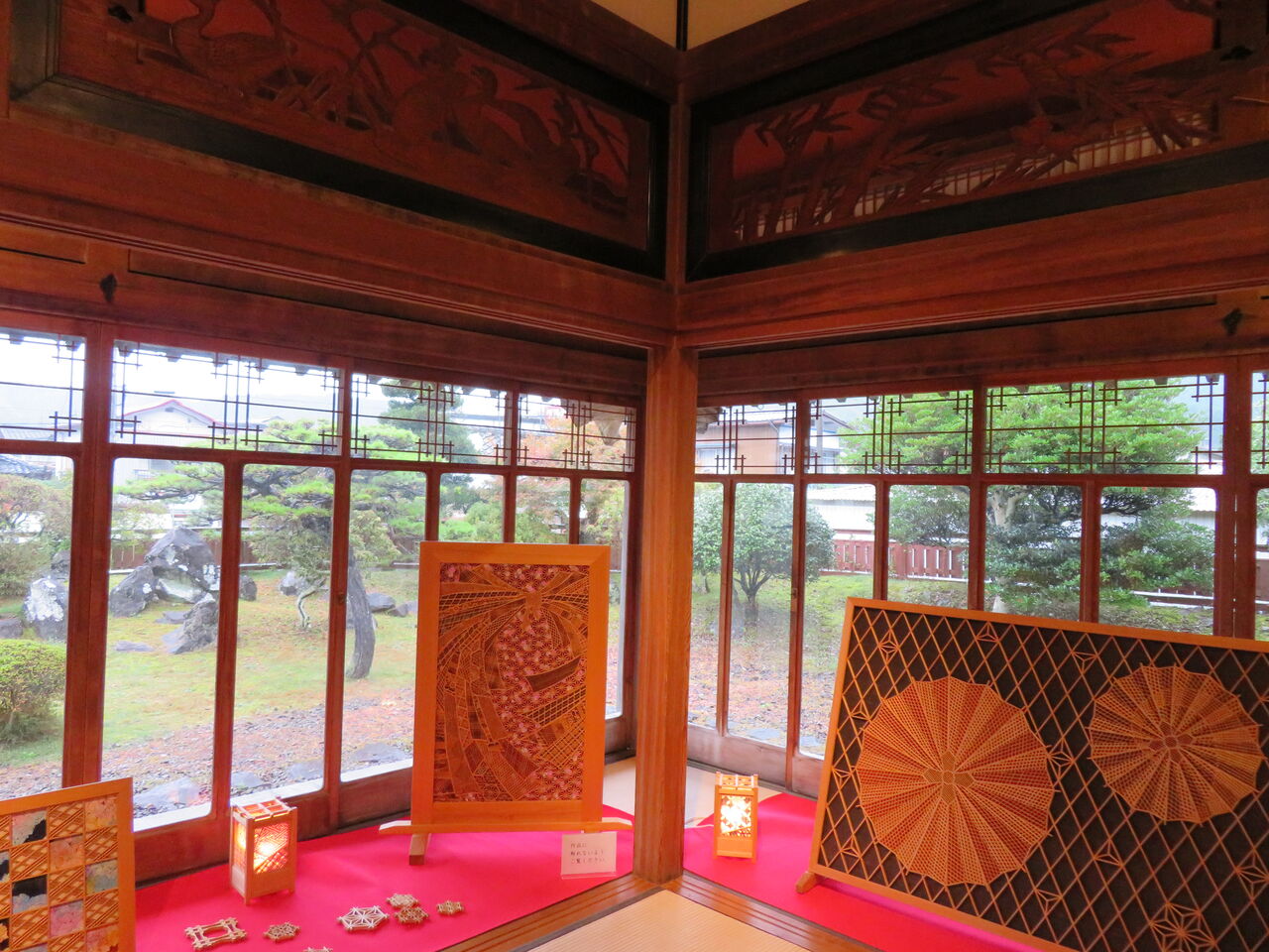 濱中伸也組子細工展 Babadora 世界をあっちこっちできるかな