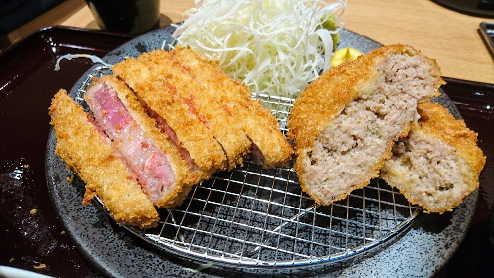 牛カツ京都勝牛 千葉ペリエ店でランチ限定メニューの牛リブロースカツ牛メンチカツ膳 館山 南房総のランチ グルメ カフェおすすめ情報