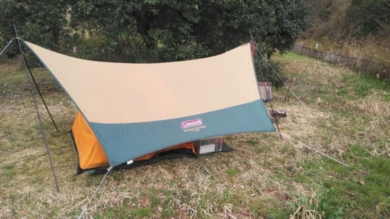 ミニヘキサゴンタープ Bundok さとぼうし