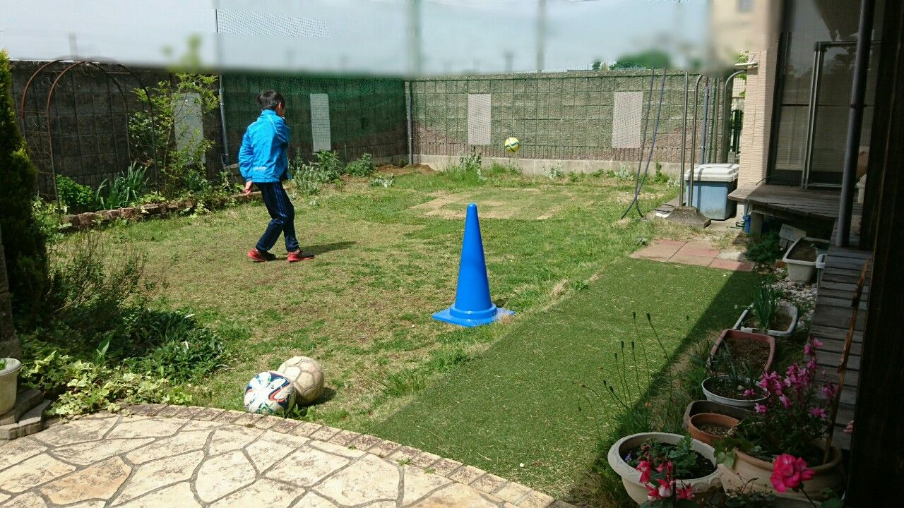 Diy 自宅サッカー練習場完成 さとぼうし Diy 自宅サッカー練習場完成 さとぼうし