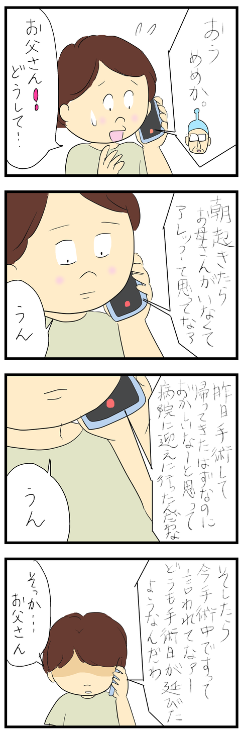 母の入院13い