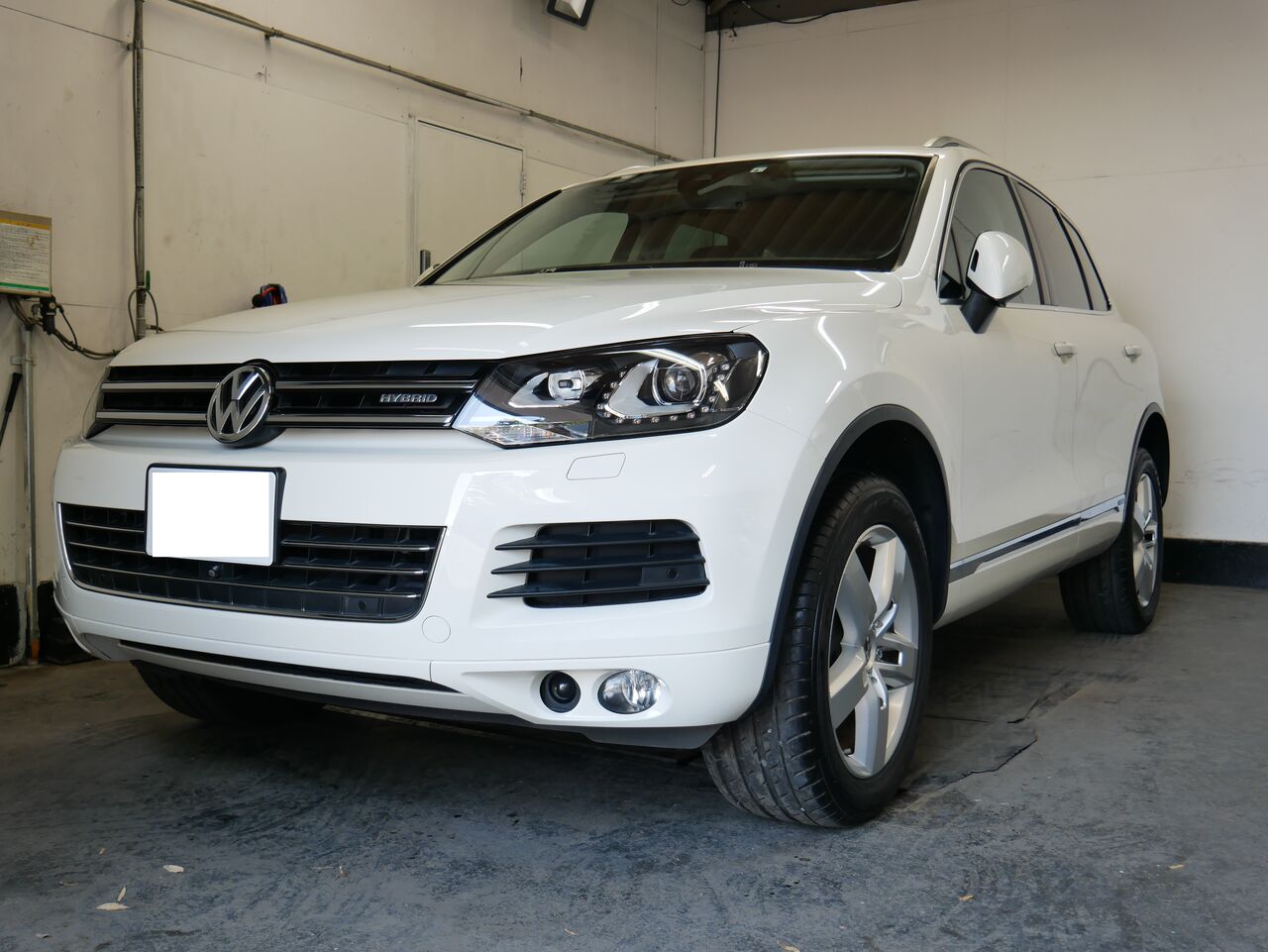 ｖｗ トゥアレグhv ルーフレールp 白 納車ブログ