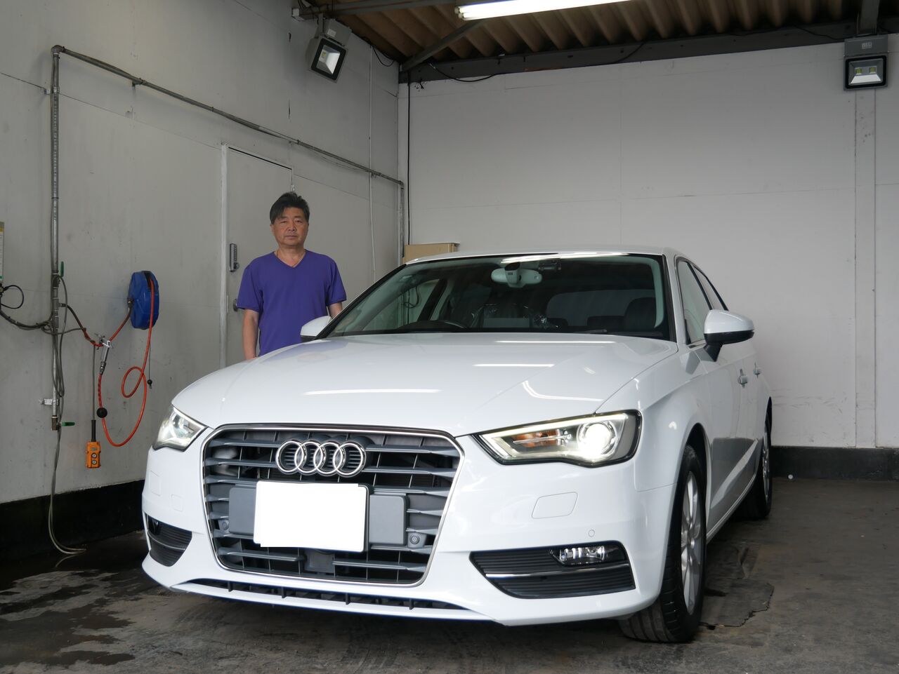 Audi A3スポーツバック 1 4tfsi レザー コンビニp 白 納車ブログ