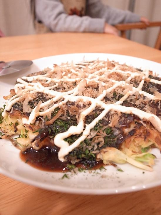 Theお好み焼きと チーズのせケチャップバージョンと レシピ追加 ビストロパパ パパ料理のススメ