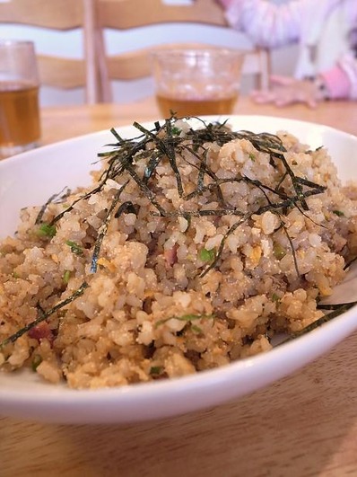 明太のりチャーハンb