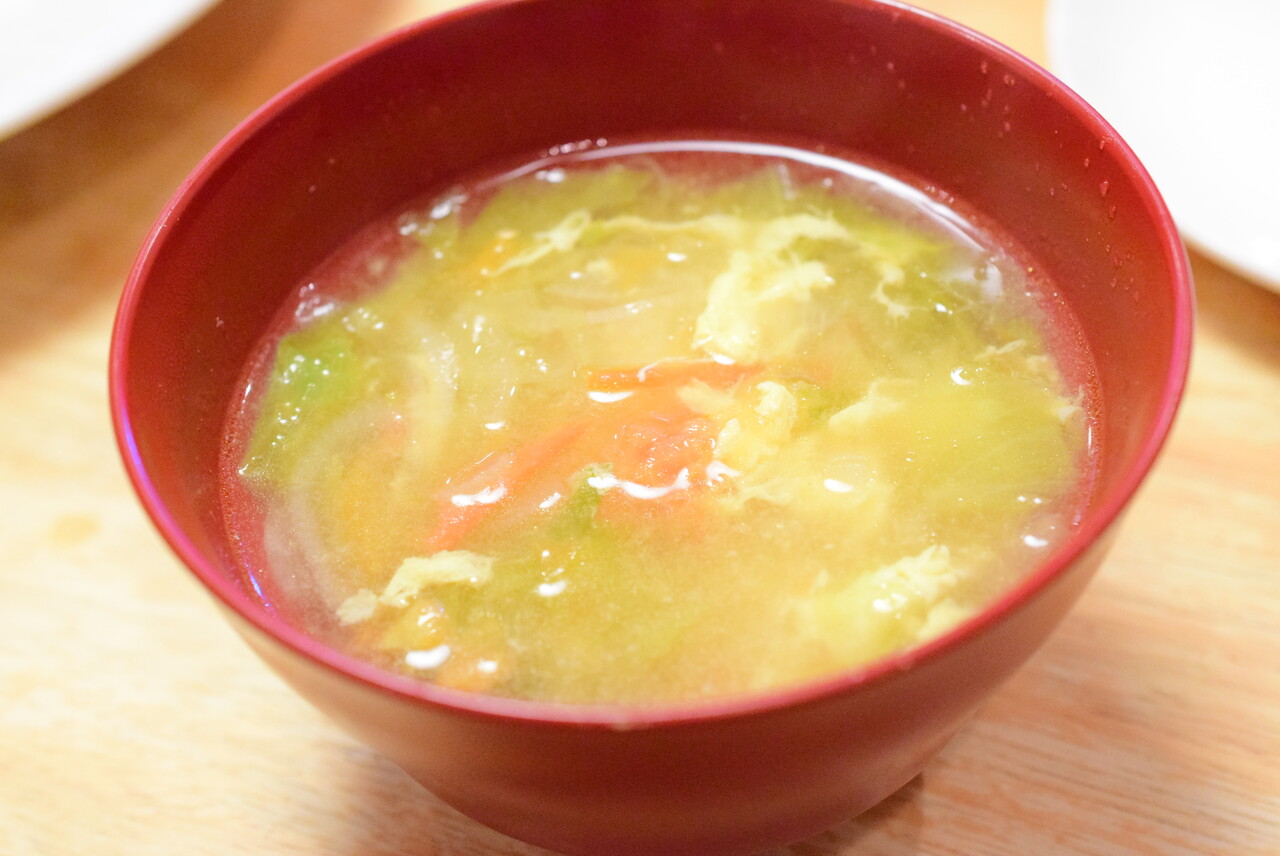 チキン玉子スープ