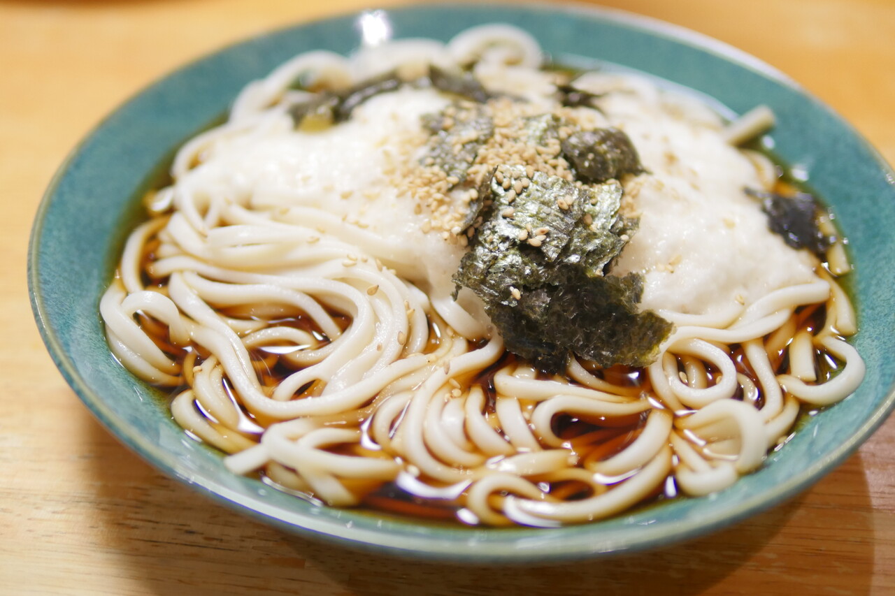 レシピ 乾麺茹でて 山芋かけるだけ とろろ讃岐うどん ビストロパパ パパ料理のススメ