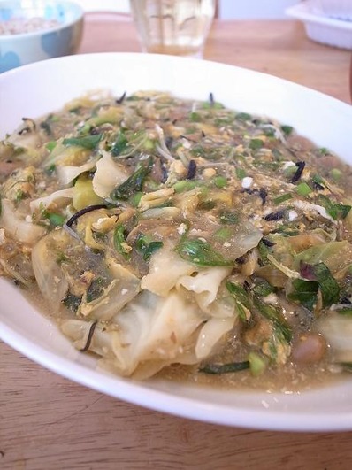 あんかけ野菜炒めb