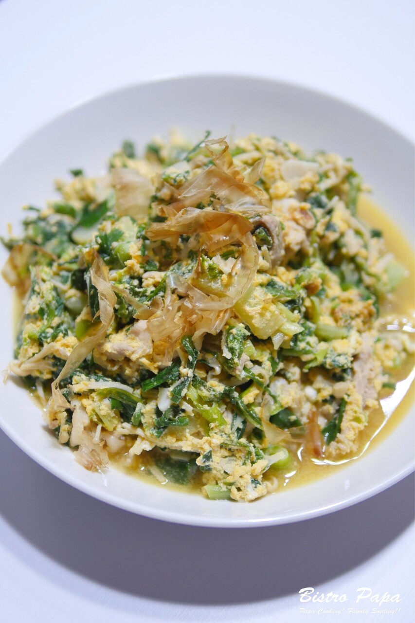 余り野菜を炒めるならこのレシピ 白菜にらたま炒め 8 26 金 Nhkひるまえほっと かんたんごはん 出演 ビストロパパ パパ料理のススメ