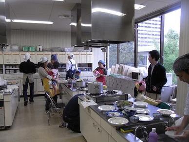 企業料理教室片付け