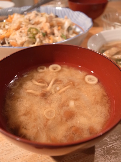なめこの味噌汁