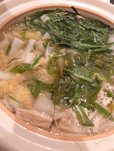 白菜ニラたら鍋b