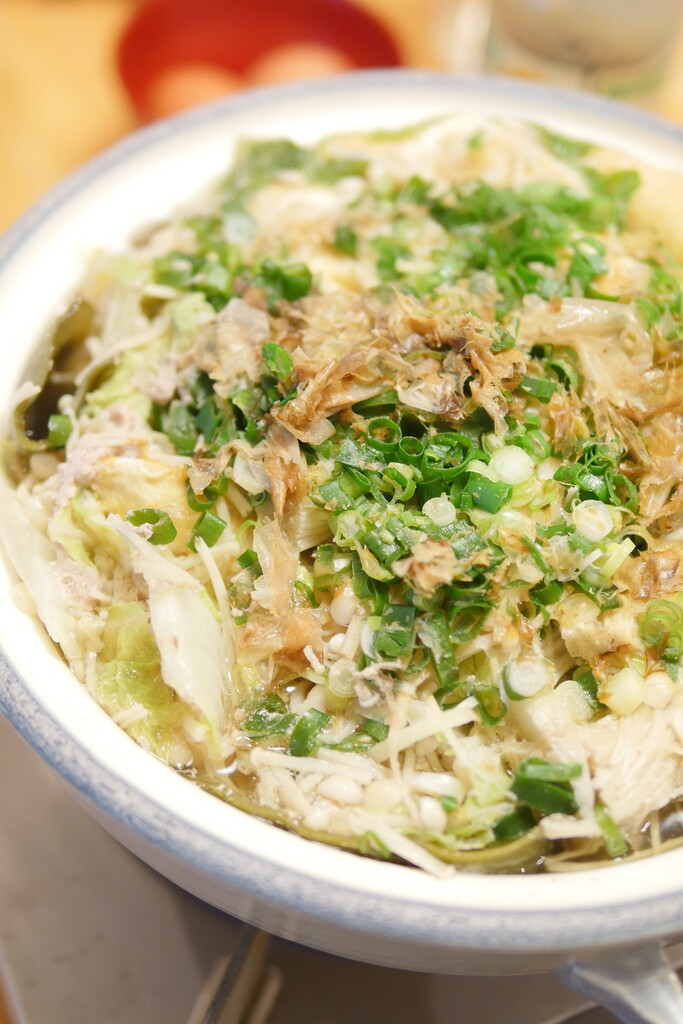 レシピ 春白菜を満喫するなら 白菜 豚 えのき 油揚げの４層ミルフィーユ鍋 ビストロパパ パパ料理のススメ