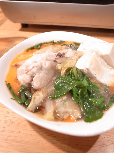 畑の野菜鍋