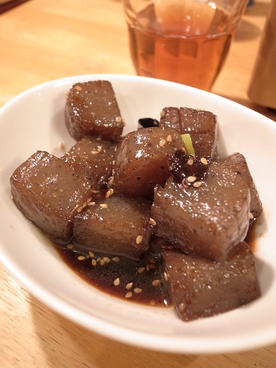 こんにゃくのピリ辛炒め