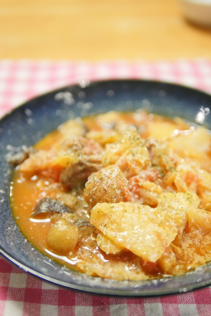 豚キャベツのトマト煮